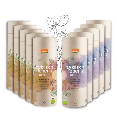 5-Monats-Zykluskur: BIO Frauenkräuter-Tee -...