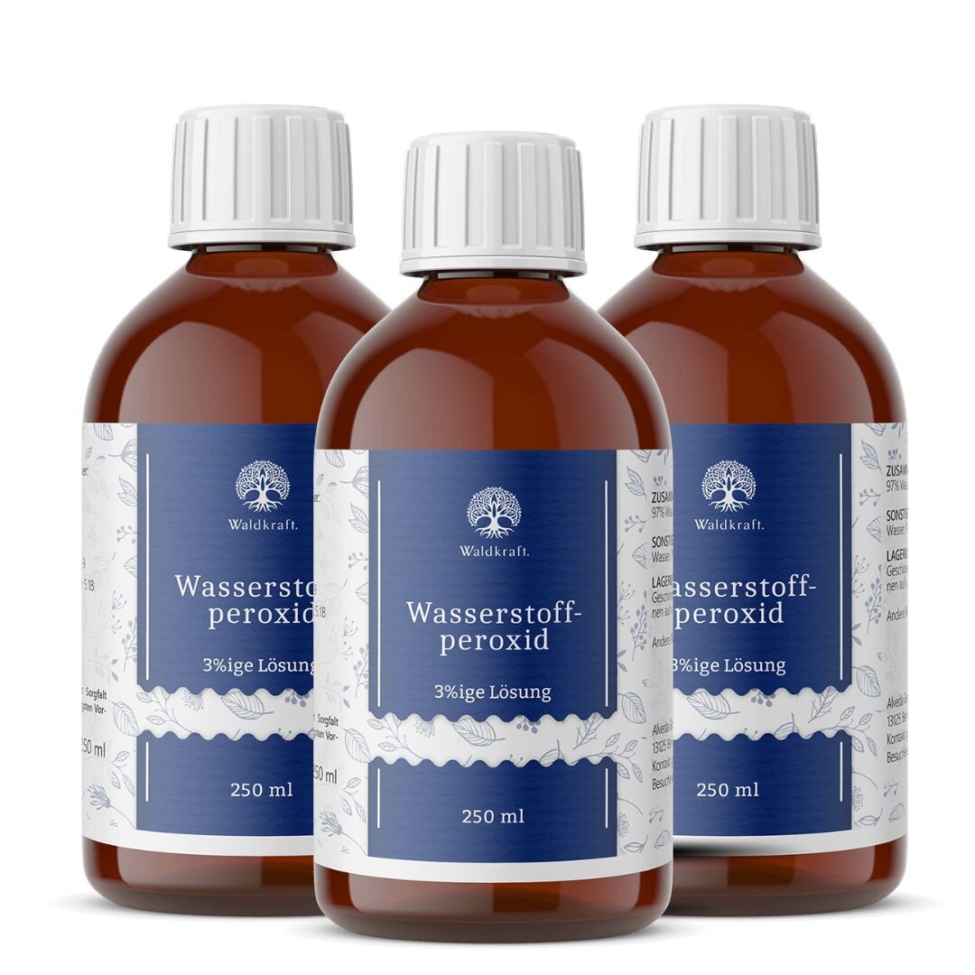 Set: 3er Pack - Wasserstoffperoxid 3%ige L&ouml;sung - 3x 250ml