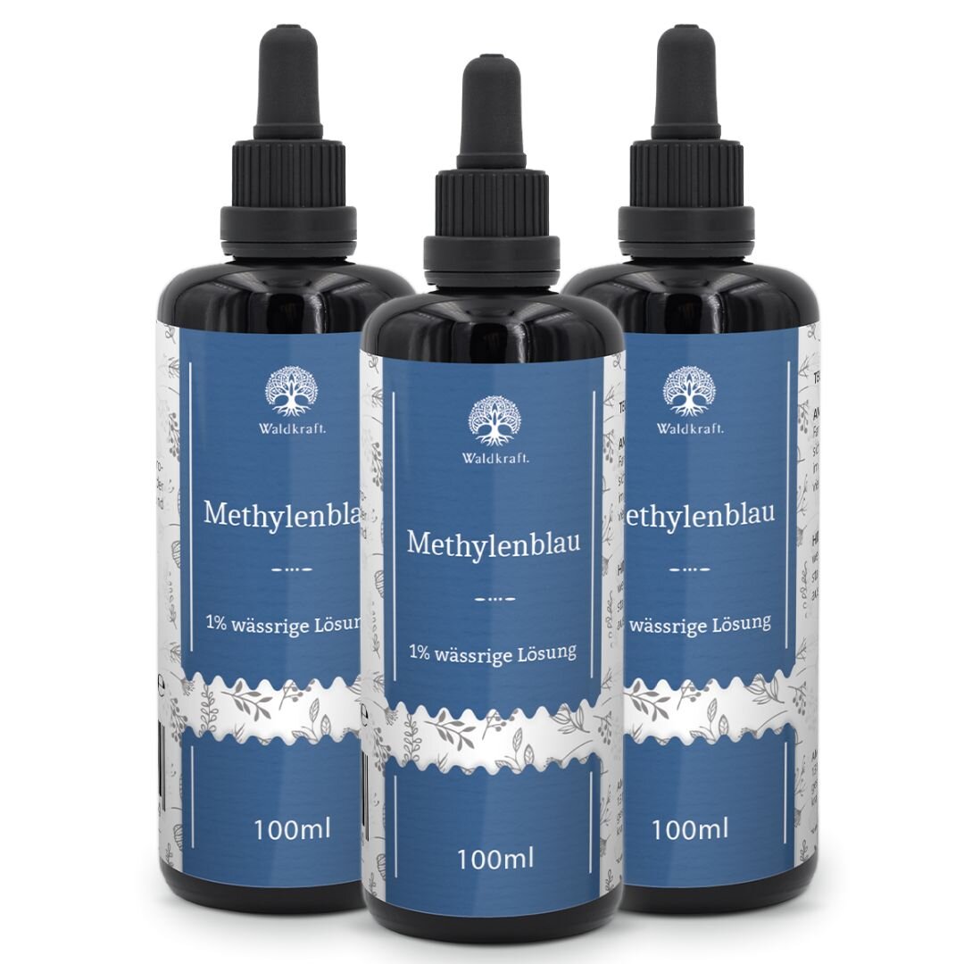 Set: 3er Pack - Methylenblau 1% w&auml;ssrige L&ouml;sung - 3x 100ml