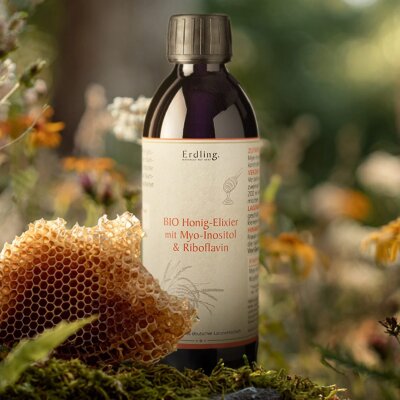 BIO Honig-Elixier mit Myo-Inositol + Riboflavin - 250ml