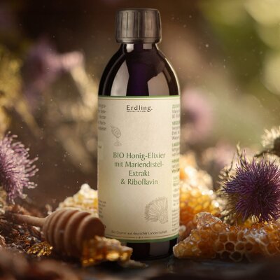 BIO Honig-Elixier mit Mariendistel-Extrakt + Riboflavin -...
