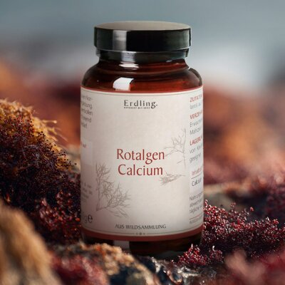 Rotalgen-Calcium (Lithothamnium Calcareum) Pulver - 150g