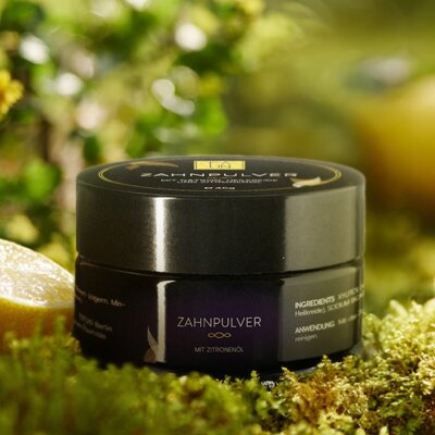 Zahnpulver mit Zitronenöl - 45g